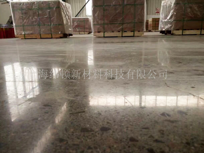某耐火材料厂旧地面固化剂地坪翻新交工！